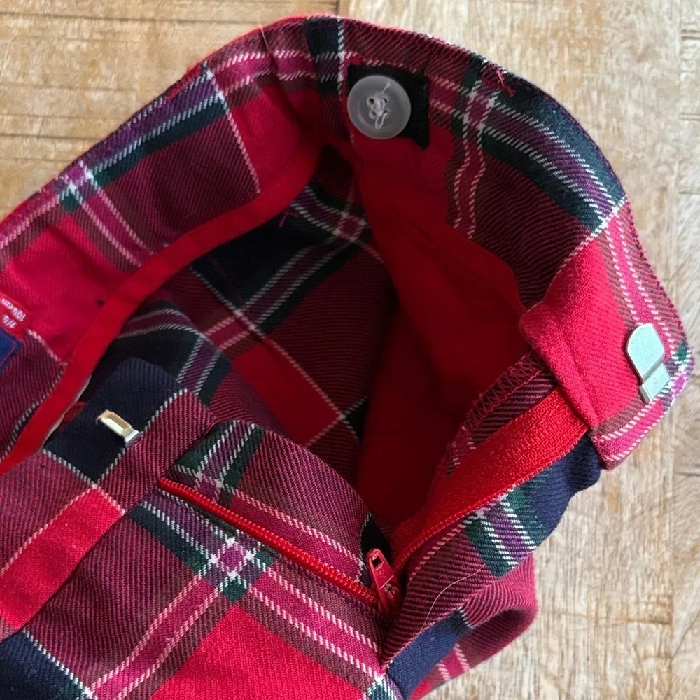 Mayoral Girls Plaid Shorts size 4